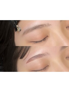 骨格と顔のバランスに合わせた眉デザイン